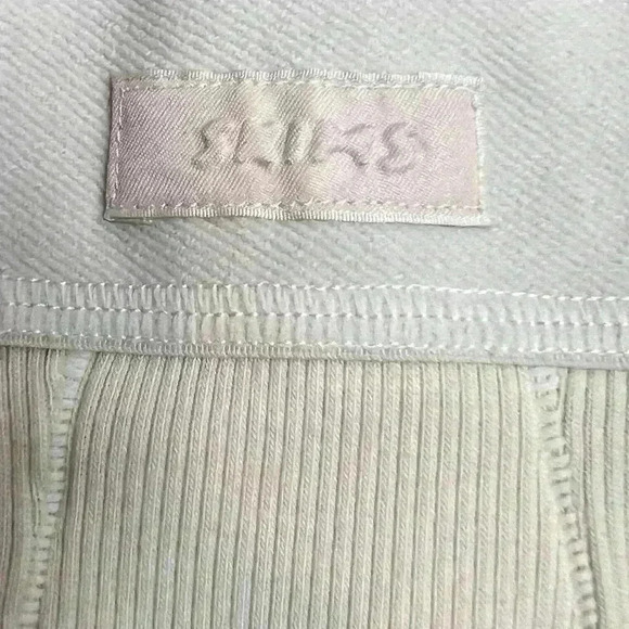 SKIMS COTTON RIB MID RISE BRIEF IN BONE SIZE XXS - Picture 7 of 11